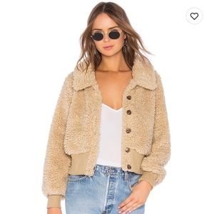 Revolve teddy jacket - worn twice!